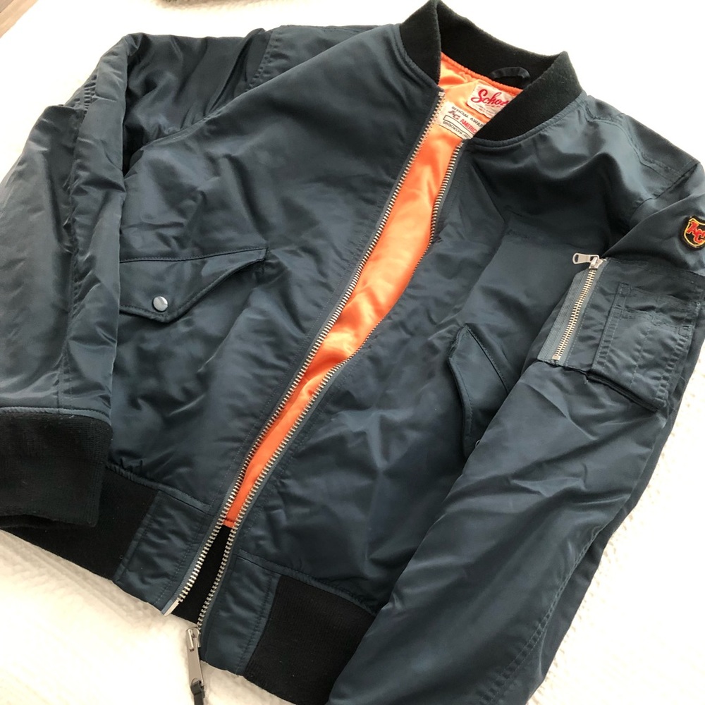 Schott NYC men’s bomber jacket